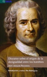Tapa de Discurso sobre el origen de la desigualdad entre los hombres J. J. Rousseau