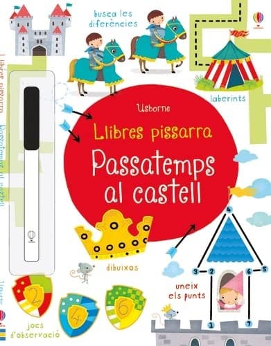 Tapa de Wipe-Clean Castle Activities