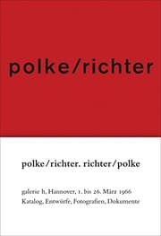 Tapa de polke / richter. richter / polke