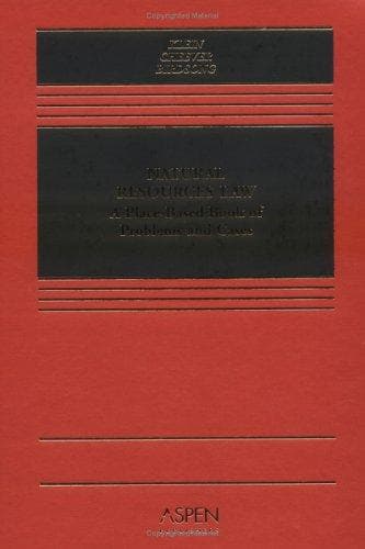Tapa de Natural Resources Law