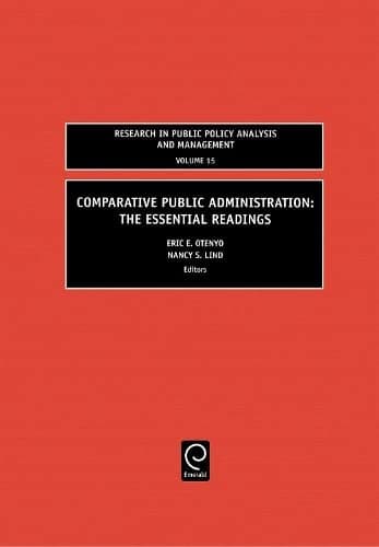 Tapa de Comparative public administration