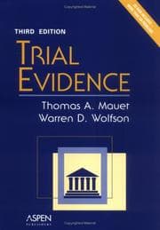 Tapa de Trial evidence