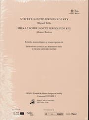Tapa de Motete Sancte Ferdinande Rex Misa a 7 sobre sobre sancte Ferdinande rex