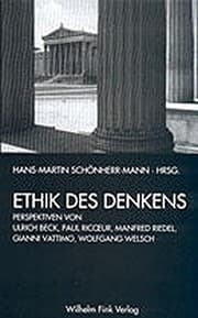 Tapa de Ethik des Denkens