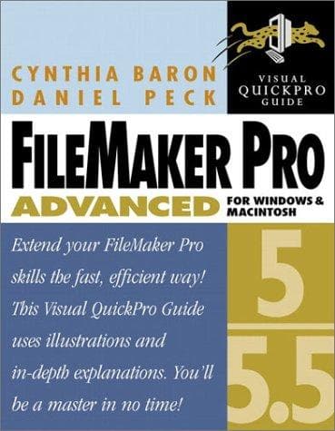 Tapa de Filemaker Pro 5/5.5 advanced