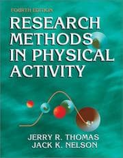 Tapa de Research methods in physical activity