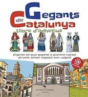 Tapa de Gegants de Catalunya. Llibre d'adhesius
