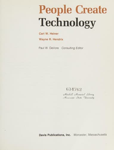 Tapa de People create technology