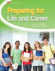 Tapa de Preparing for life and career