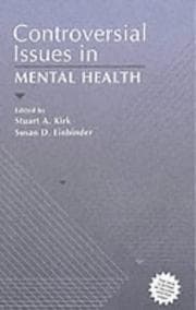 Tapa de Controversial issues in mental health