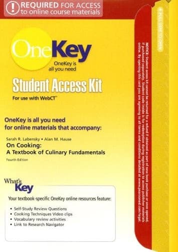 Tapa de On Cooking, Student Access Kit