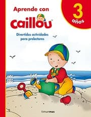 Tapa de Aprende con Caillou 3 años