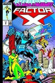 Tapa de Marvel gold factor-x. la ca¡da de los mutantes 2