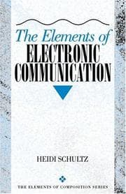 Tapa de The elements of electronic communication