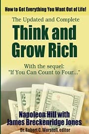 Tapa de Think and Grow Rich, Updated and Complete - with If You Can Count to Four...