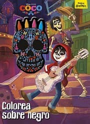 Tapa de Coco. Colorea sobre negro