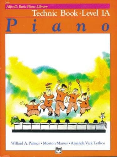 Tapa de Alfred's Basic Piano Course, Technic Book, Level 1A