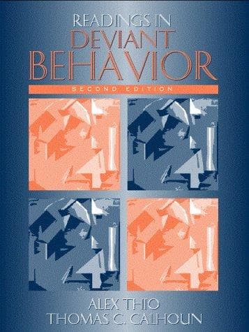 Tapa de Readings in deviant behavior