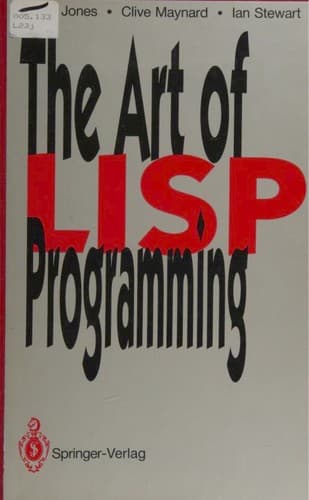 Tapa de The Art of Lisp Programming