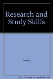 Tapa de Research and Study Skills