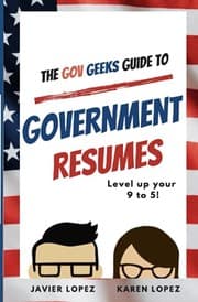 Tapa de Gov Geeks Guide to Government Resumes