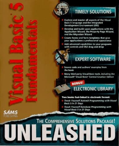 Tapa de Visual Basics 5 fundamentals unleashed