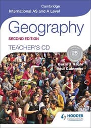 Tapa de Cambridge International AS and a Level Geography Teacher's CD 2nd Edition