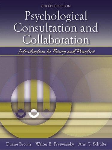 Tapa de Psychological consultation and collaboration