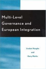 Tapa de Multi-Level Governance and European Integration