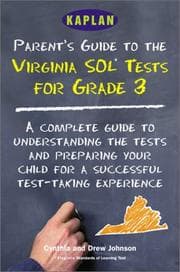 Tapa de Parent's guide to the Virginia SOL* tests for grade 3