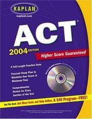 Tapa de Kaplan ACT 2004 with CD-ROM