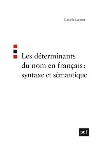 Tapa de Les déterminants du nom en français