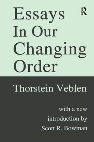 Tapa de Essays in Our Changing Order