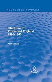 Tapa de Literature in Protestant England, 1560-1660