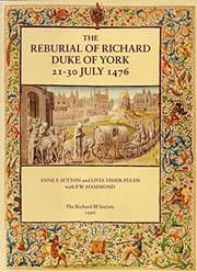 Tapa de The reburial of Richard Duke of York, 21-30 July 1476