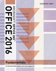 Tapa de Illustrated Microsoft Office 365 and Office 2016