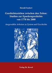 Tapa de Geschichtszeichen zwischen den Zeiten