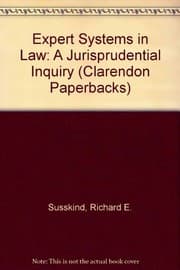 Tapa de Expert Systems in Law