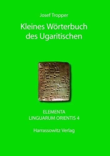 Tapa de Kleines Wörterbuch des Ugaritischen