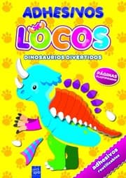 Tapa de Adhesivos locos. Dinosaurios divertidos