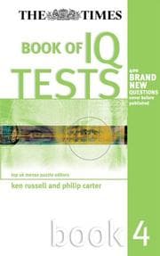 Tapa de Times Book of IQ Tests, Book Four (Times Book of IQ Tests)