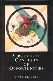 Tapa de Structural contexts of opportunities