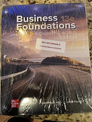 Tapa de Loose Leaf for Business Foundations