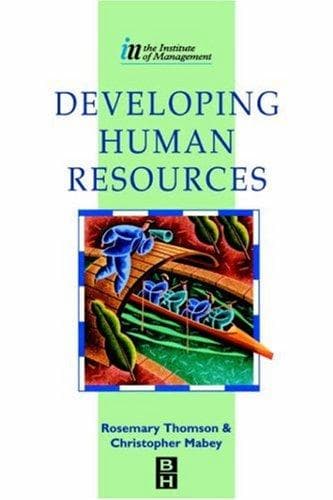 Tapa de Developing human resources