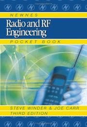 Tapa de Newnes Radio and RF Engineering Pocket Book