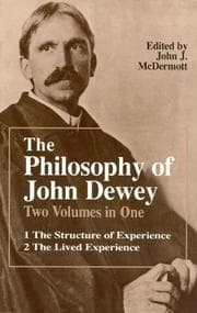 Tapa de The philosophy of John Dewey
