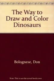 Tapa de The way to draw and color dinosaurs