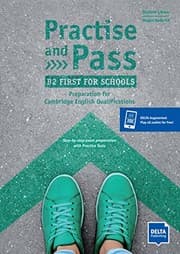 Tapa de Practise and pass b2 first for schools
