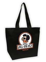 Tapa de Bolsa Mega shopper Mafalda. No es no