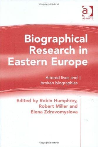 Tapa de Biographical research in Eastern Europe